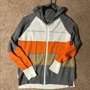 Colorful Striped womens Sweater